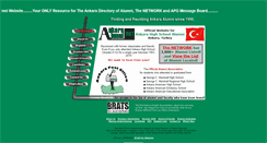 Desktop Screenshot of ankaraalumni.net