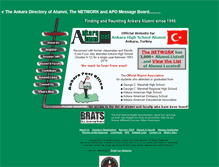 Tablet Screenshot of ankaraalumni.net
